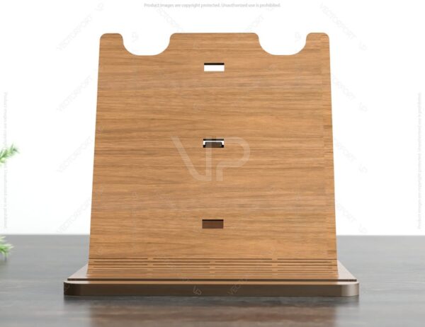 Zento Store:  Wooden Tablet Stand Flexible Tablet Holder