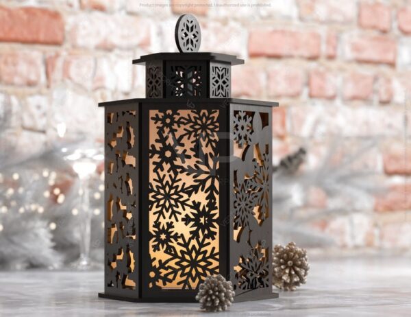 Zento Store: Christmas Lamp Night Light Snowflake & Butterfly Lantern Decoration