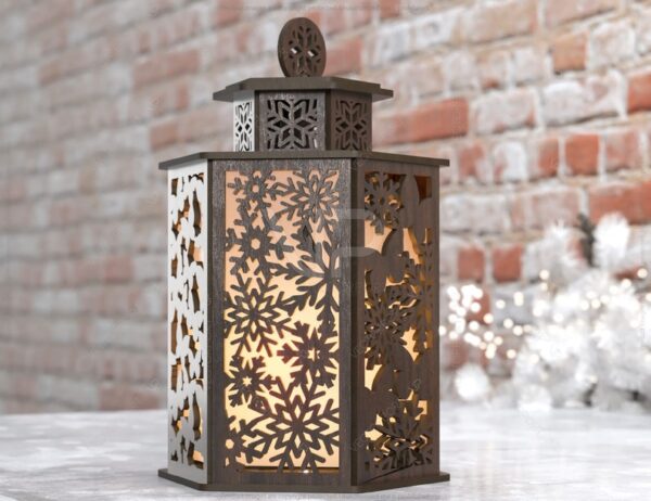 Zento Store: Christmas Lamp Night Light Snowflake & Butterfly Lantern Decoration