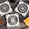 Mechanical Coaster - Turntable Shape Tea Coffee Cup Mat Pad Placemat Tableware