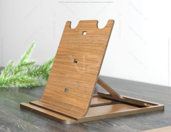 Zento Store:  Wooden Tablet Stand Flexible Tablet Holder