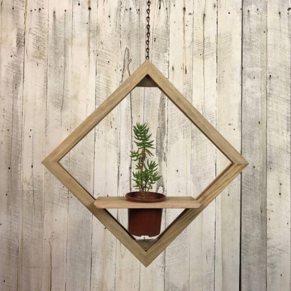 Hanging Wooden Planters