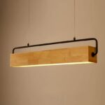 Halfdan Artisan Nordic Wood Pendant for Dining & Bar Spaces