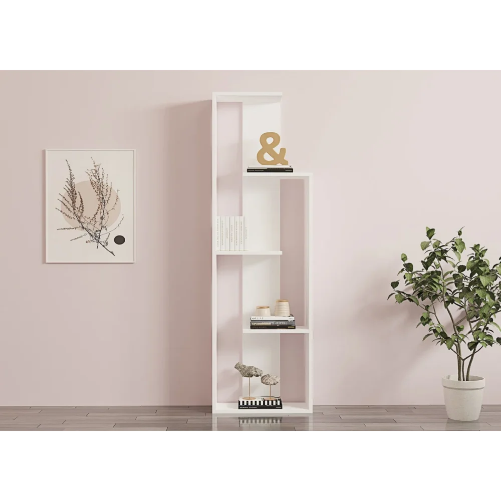 Anuhya+Geometric+Bookcase-2126034482 (4) elegant modern wooden bookcase Pakistan
