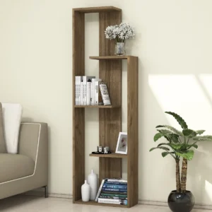 Anuhya+Geometric+Bookcase-2126034493 (1) elegant modern wooden bookcase Pakistan