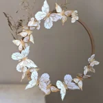 Wooden Fern Leaves and Butterflies Craft Set