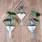 Floral Propagation Station - Wooden Hanging Plant Holder