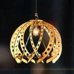 Modern Hanging Round Chandelier Lamp Shade