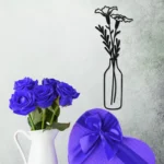 Vivegate Metal Flower Vase for Kitchen by Zento Store