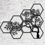 Tree Branch Design Wooden Wall Art