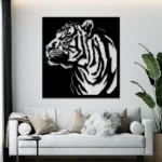 Tiger Metal Wall Art